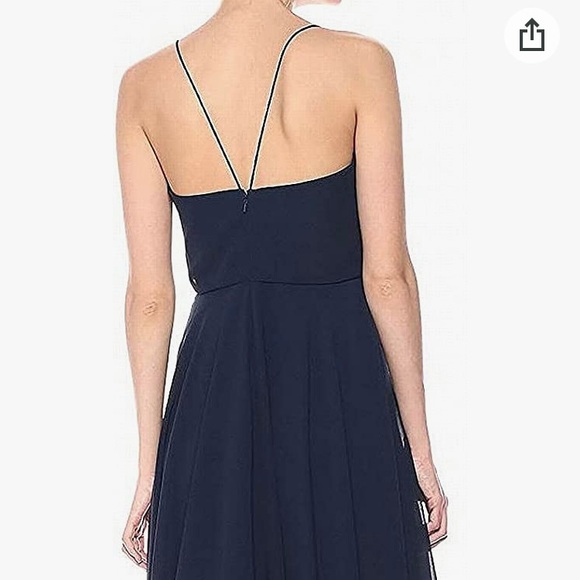 Jenny Yoo Sienna bridesmaid dress, navy, size 6 - Picture 2 of 4
